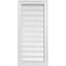 Ekena Millwork Vertical Surface Mount PVC Gable Vent: Functional, w/ 2"W x 2"P Brickmould Sill Frame, 16"W x 34"H GVPVE16X3403SF - alternate 1